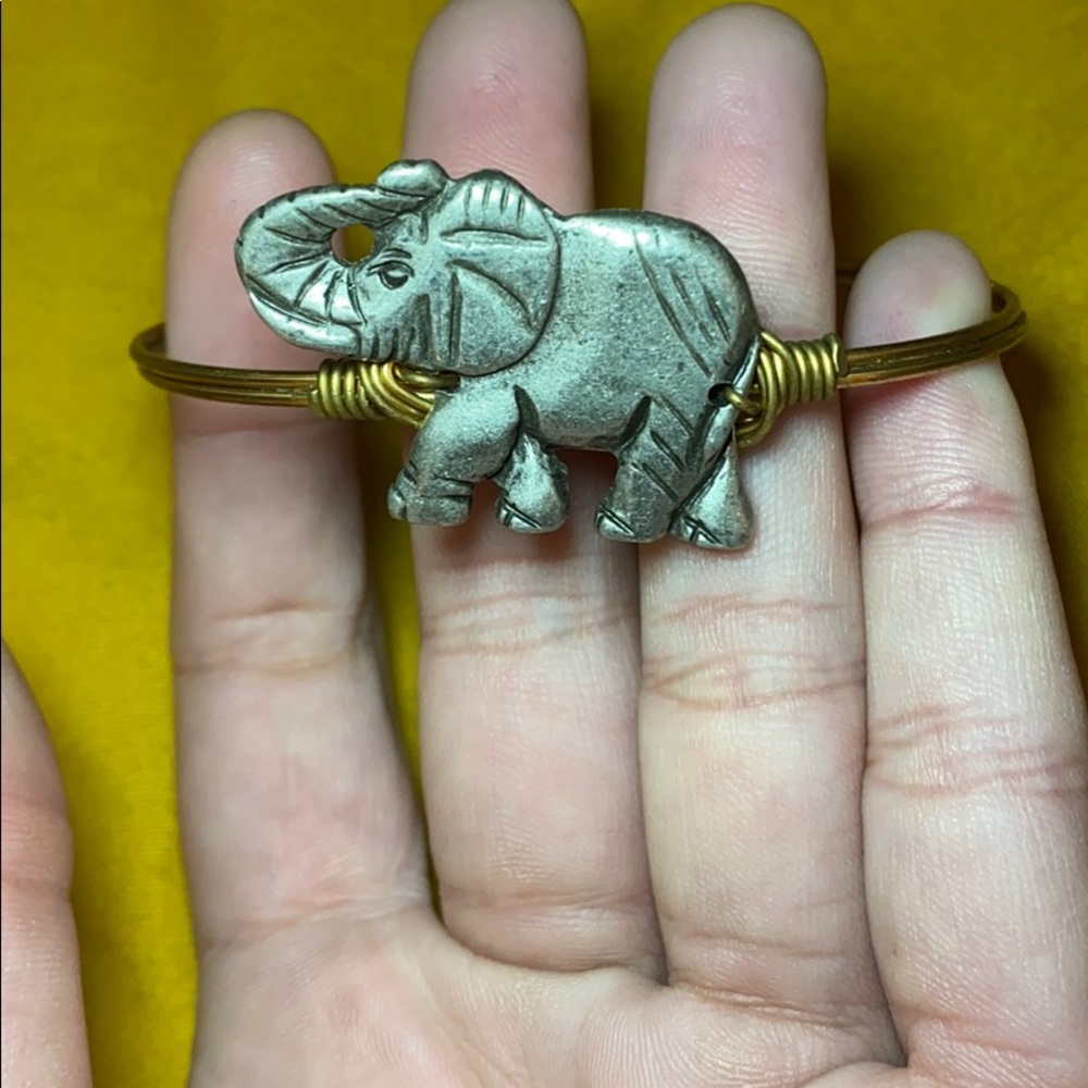 Elephant cuff bracelet